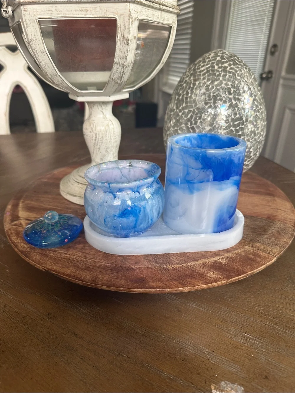 Epoxy resin vanity set HOMEMADE